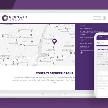 Spencer Group branding and website